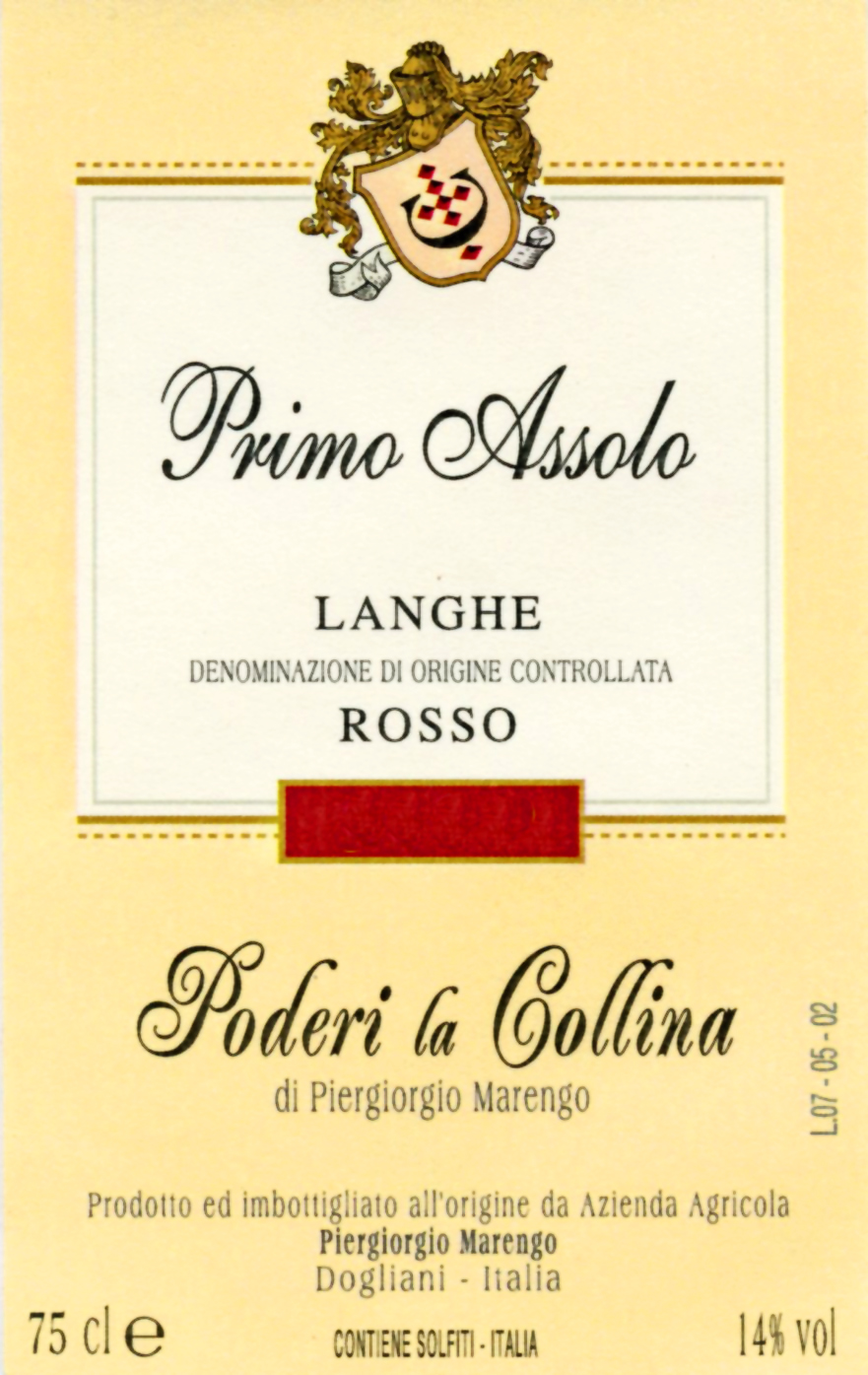 Langhe Rosso Primo Assolo 2007