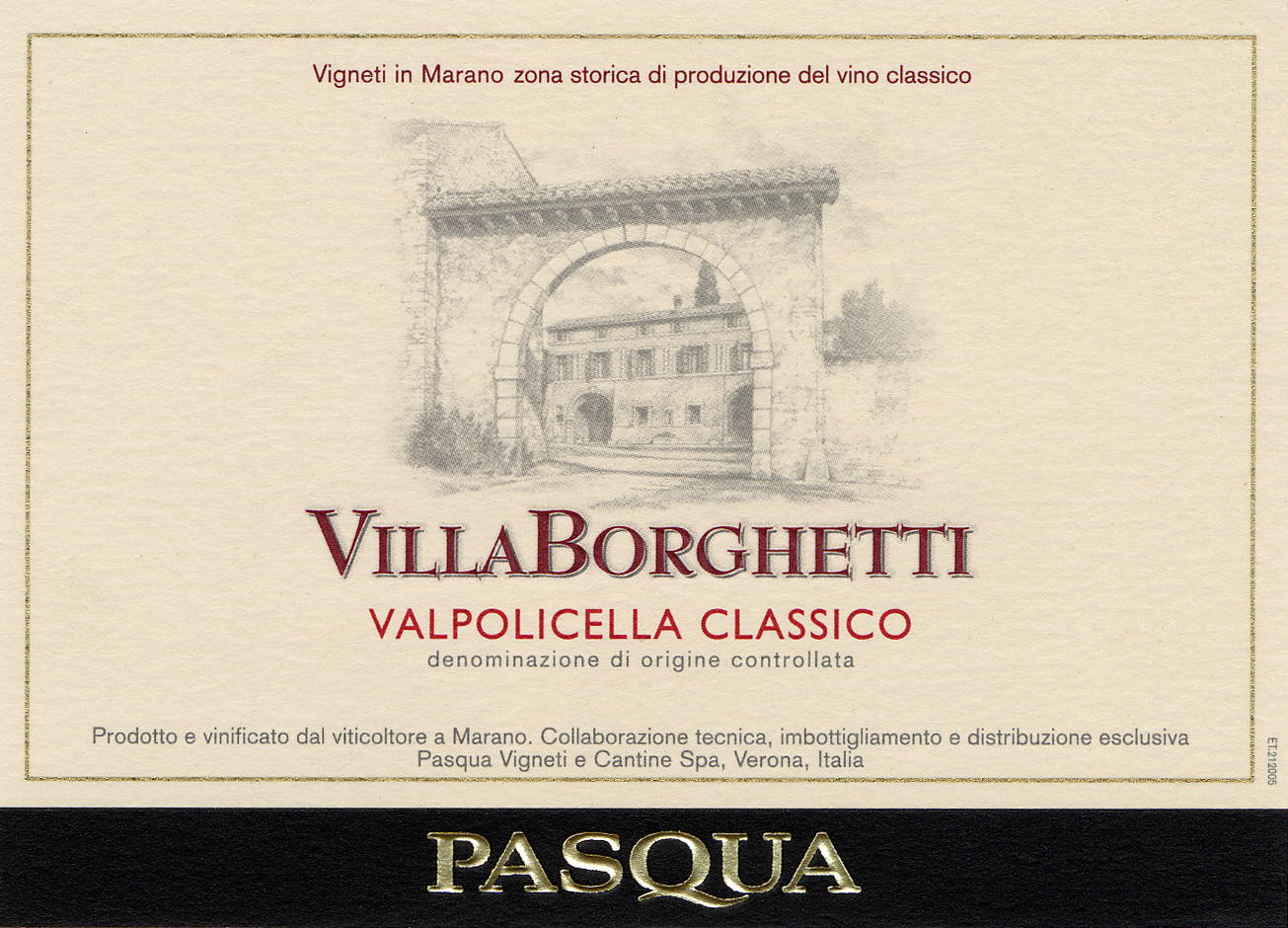 Valpolicella Classico Villa Borghetti 2013