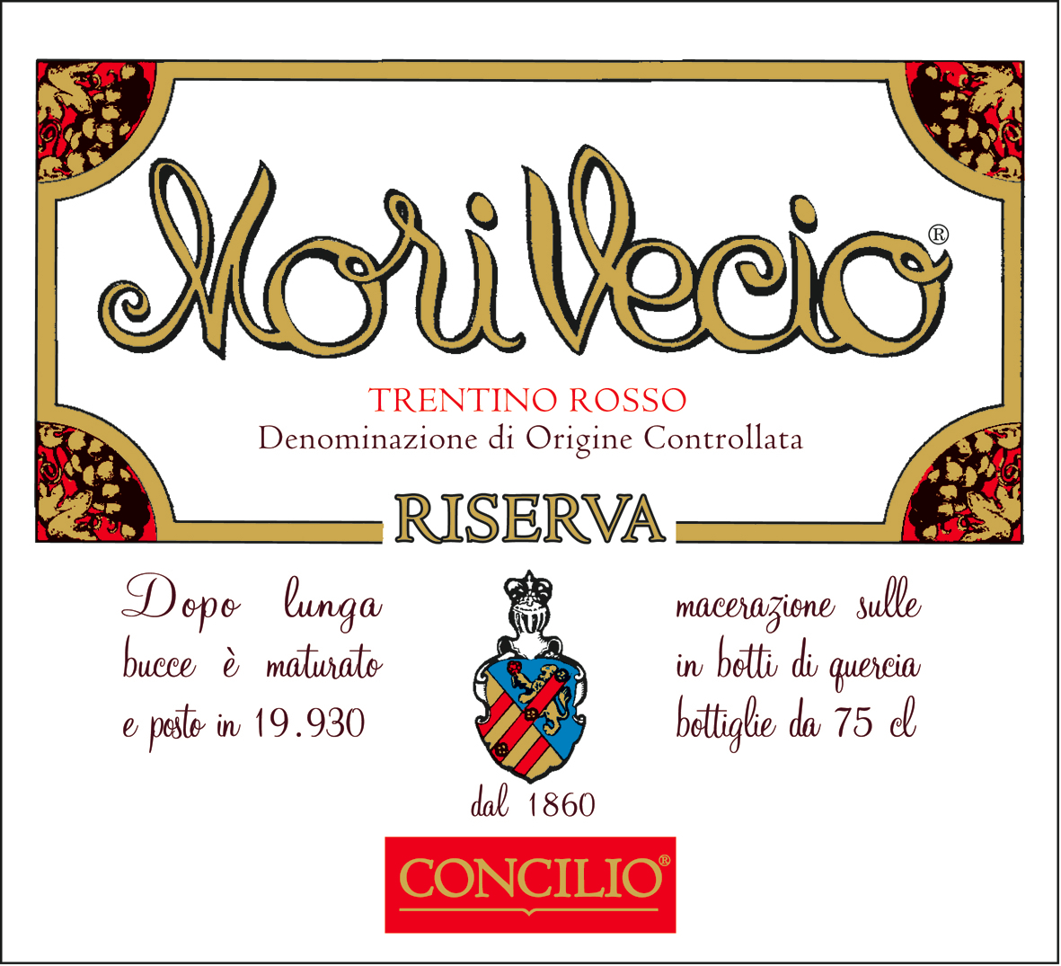 Mori Vecio Riserva 2010