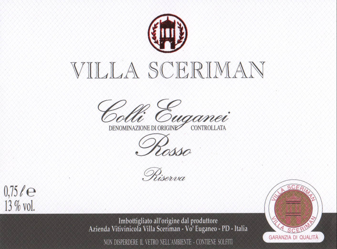 Rosso Colli Euganei 2007