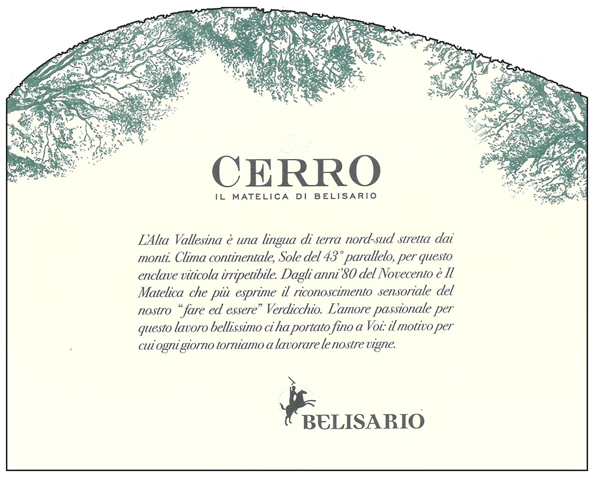 Del Cerro Verdicchio di Matelica Doc 2023
