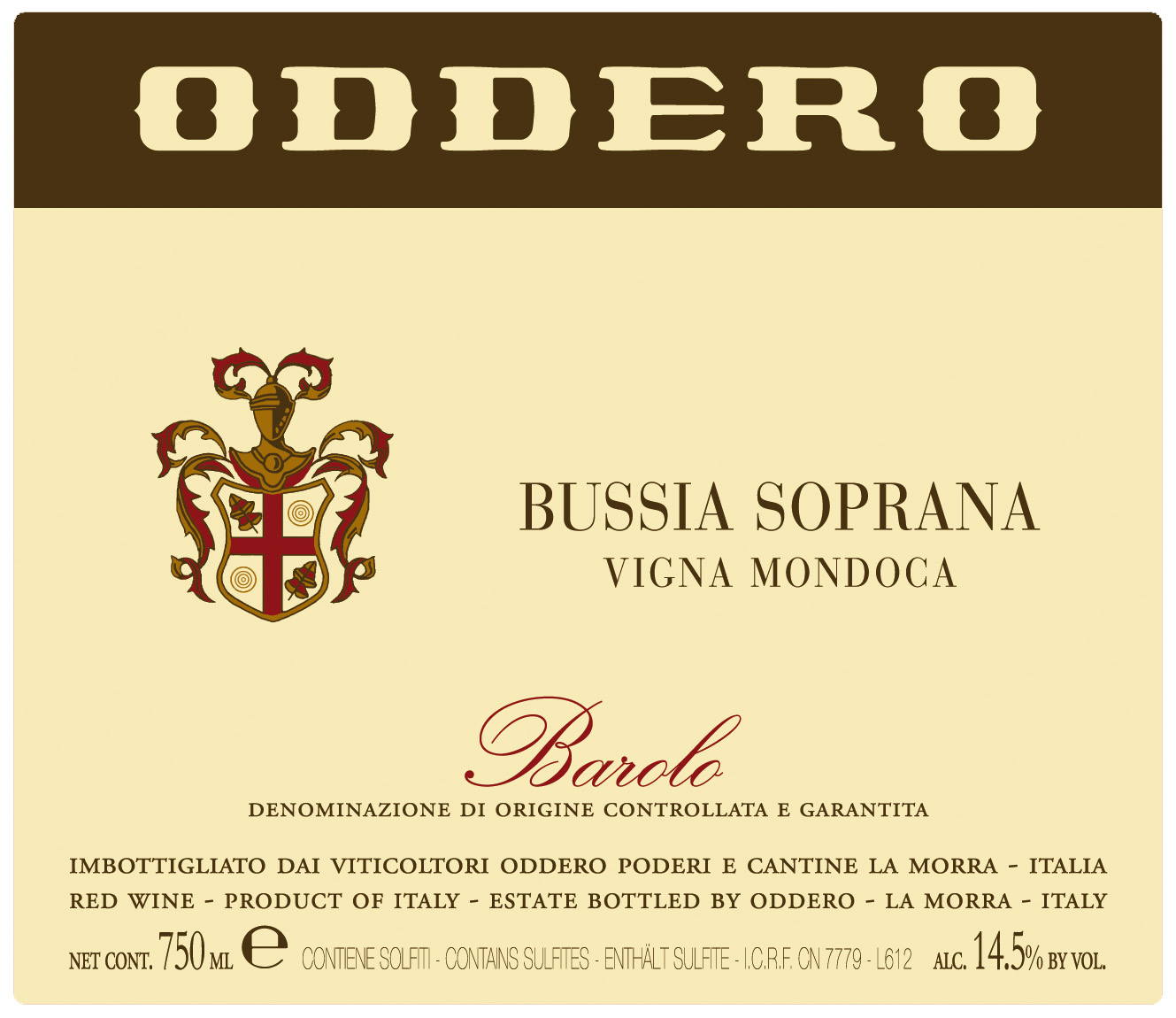 Barolo Mondoca di Bussia Soprana 2005