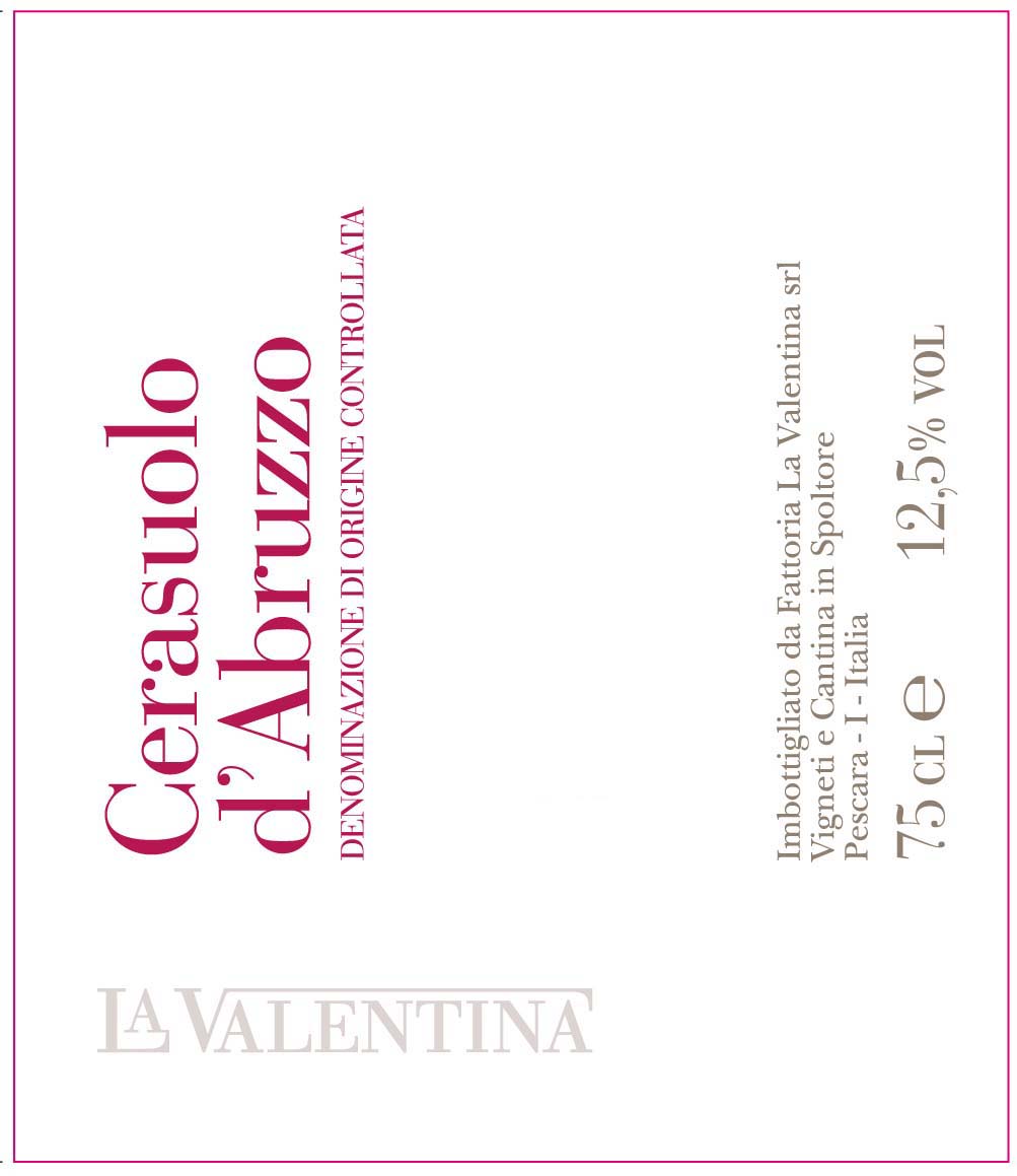 Cerasuolo d'Abruzzo Doc Bio 2016