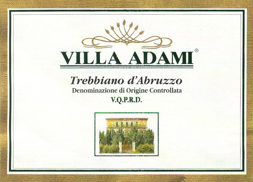 Trebbiano d'Abruzzo Villa Adami 2021