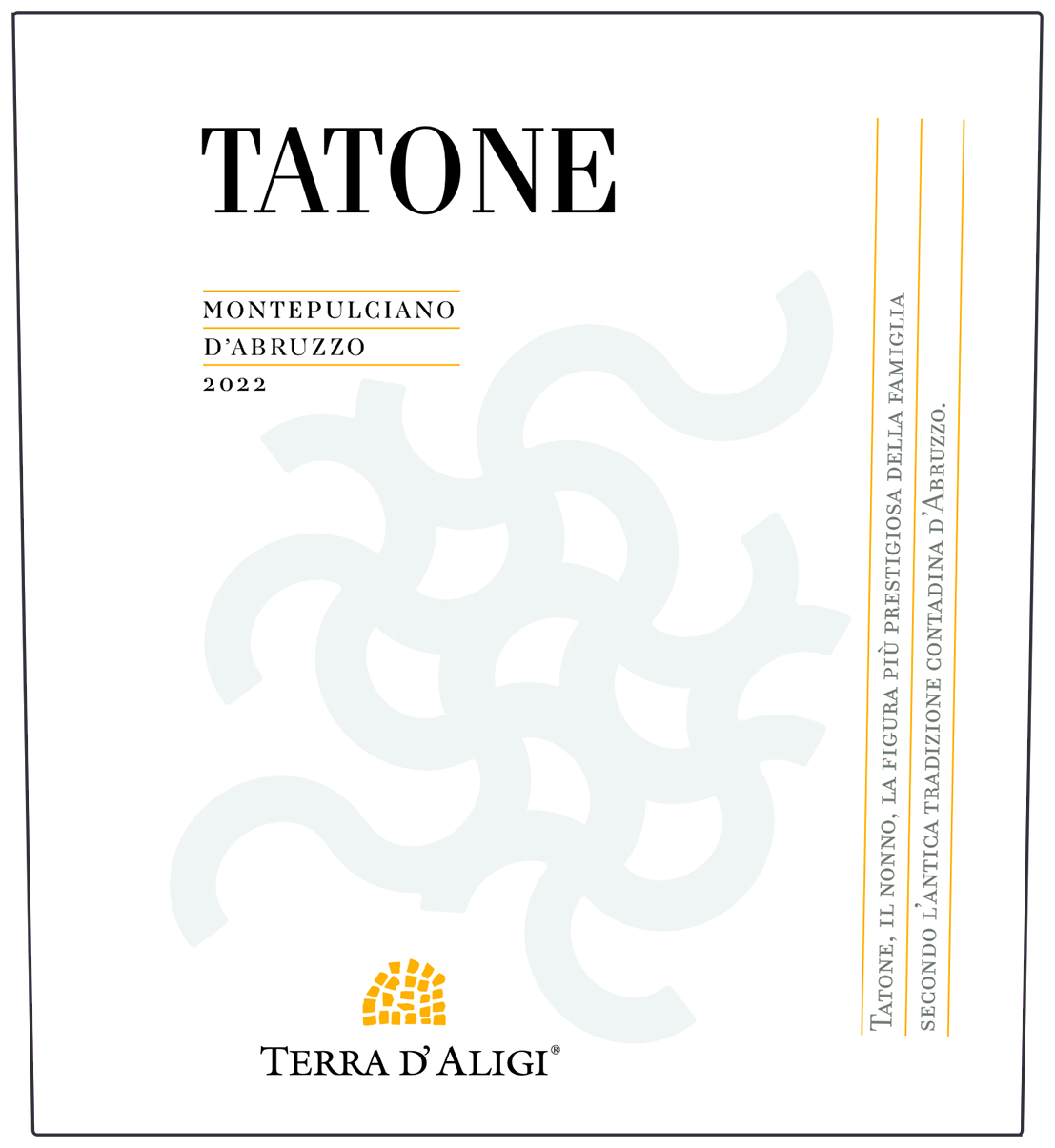 Tatone Terra d'Aligi Montepulciano d'Abruzzo Doc 2011