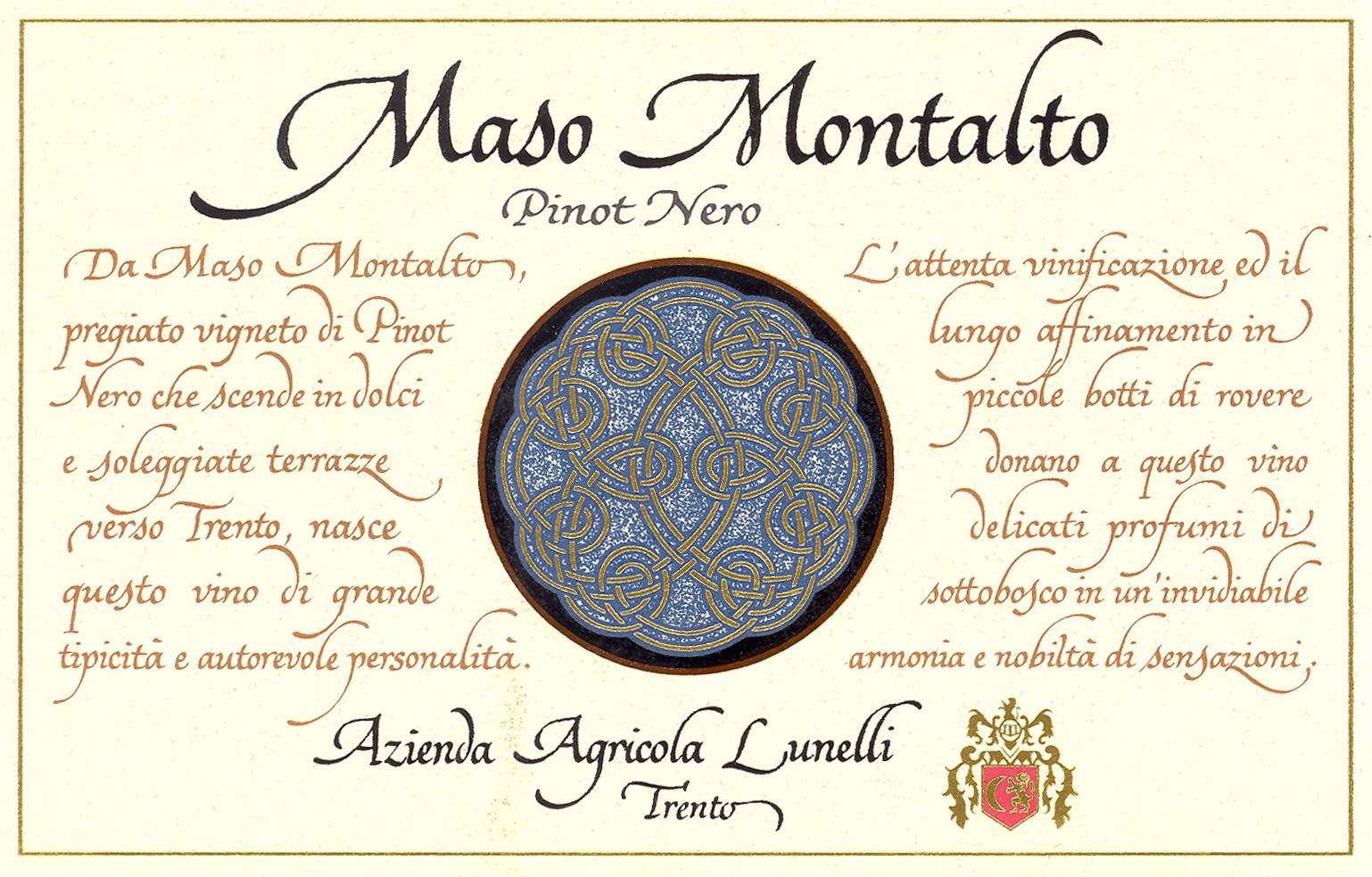 Pinot Nero Maso Montalto 2010