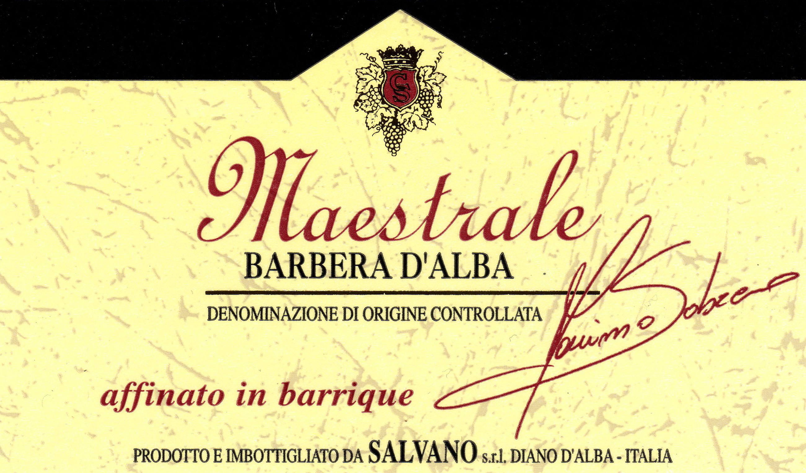 Barbera d'Alba Maestrale 2011