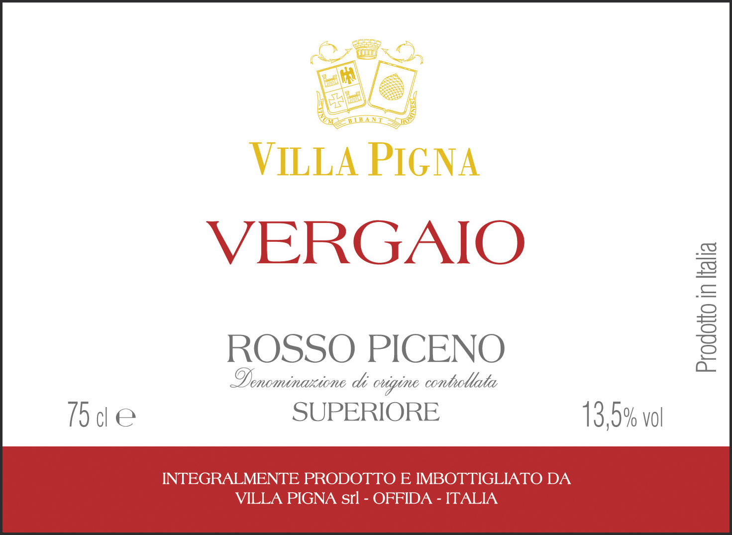 Rosso Piceno Superiore Vergaio 2013