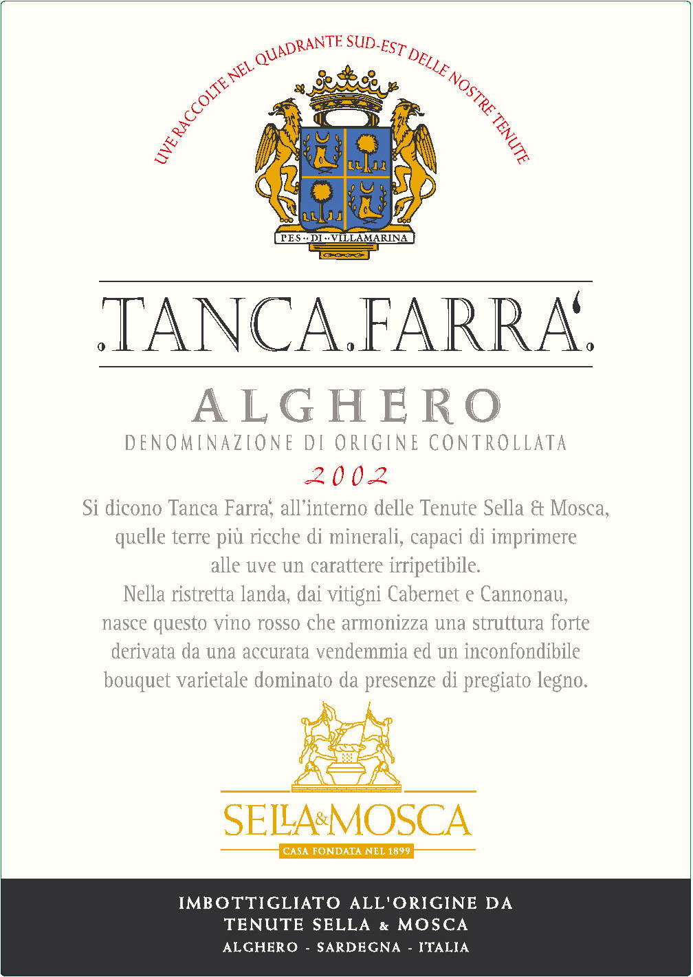 Tanca Farrà Alghero Doc 2009