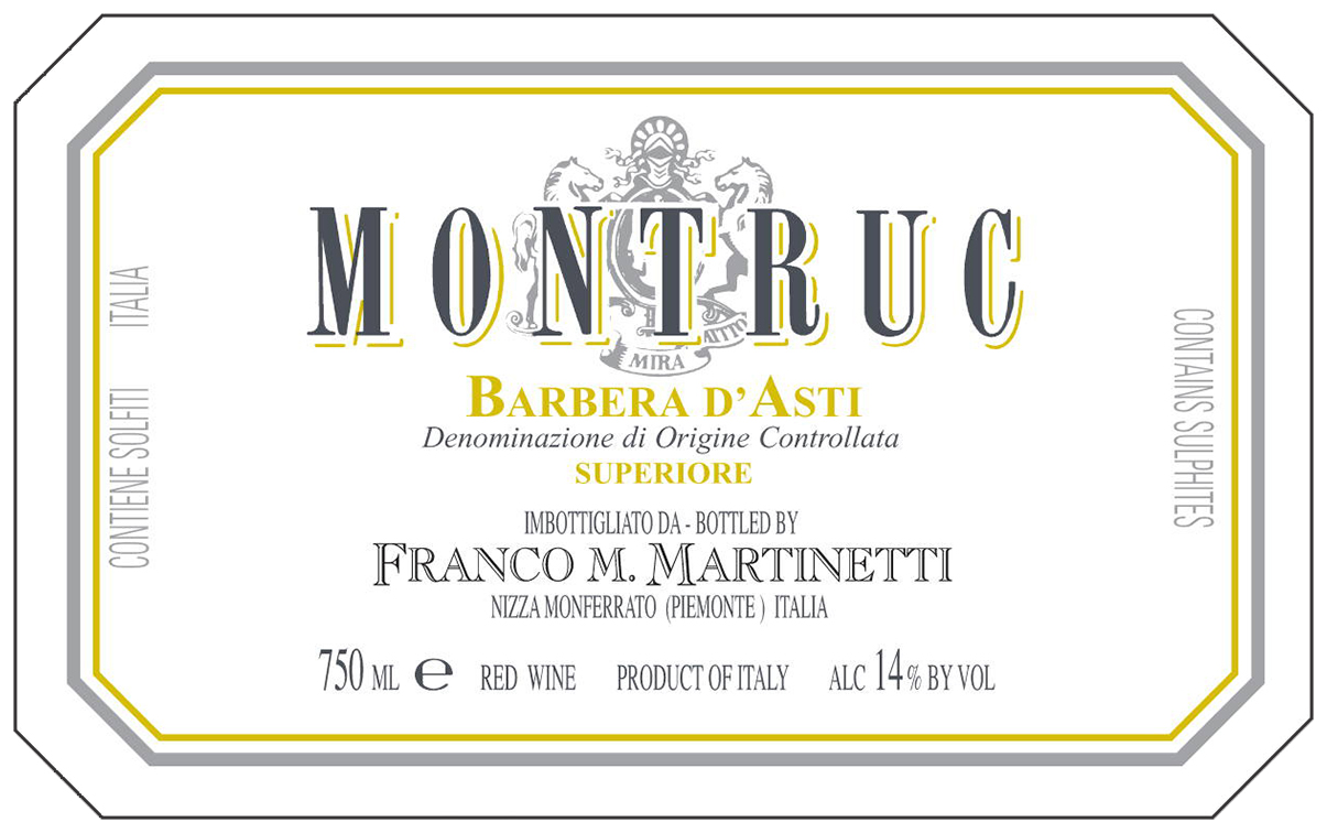 Montruc Barbera d'Asti Superiore 2012