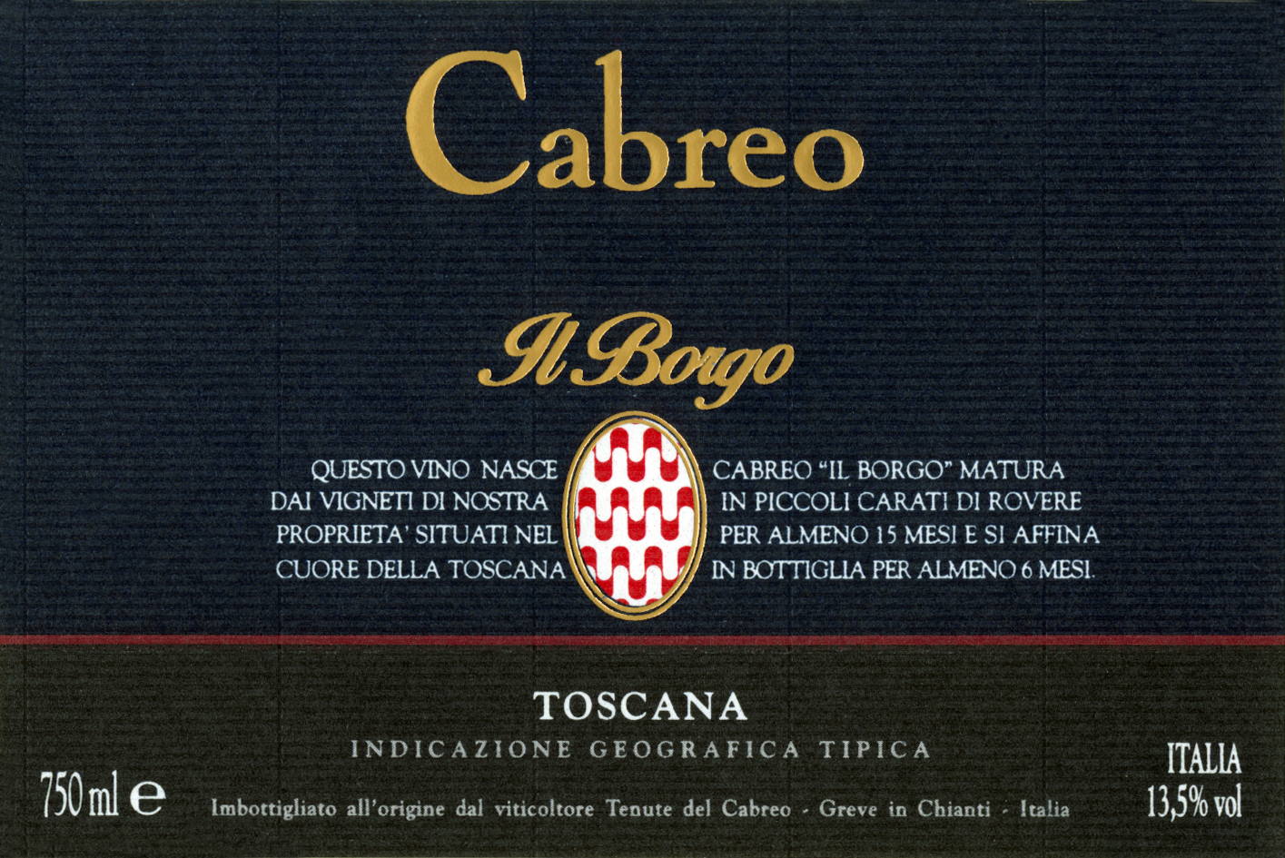 Cabreo Il Borgo Igt Tenute del Cabreo 2017