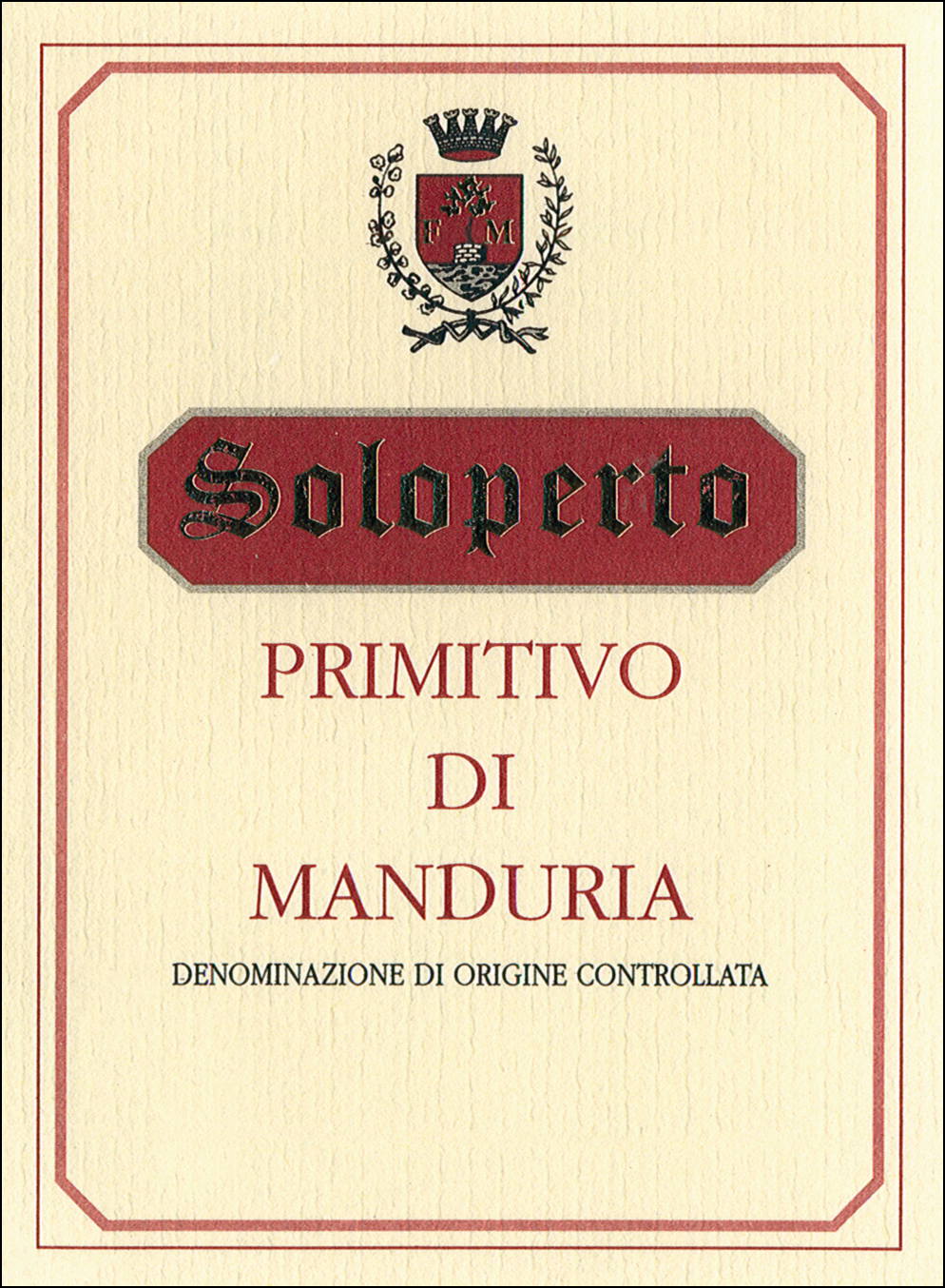Primitivo di Manduria 2009