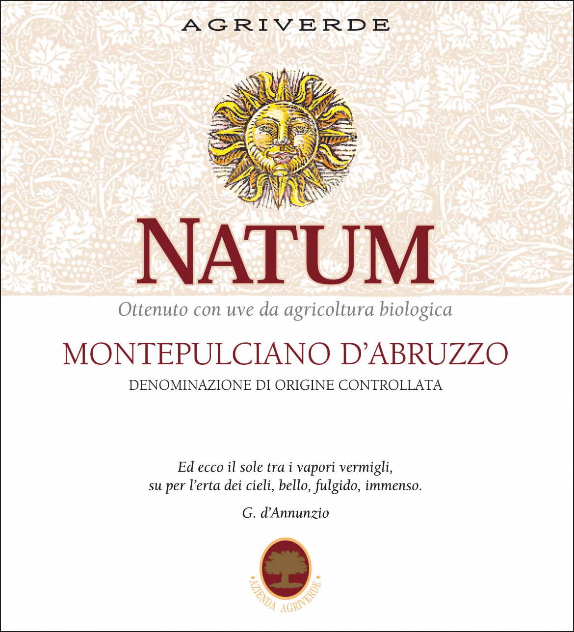 Montepulciano d'Abruzzo Natum 2007