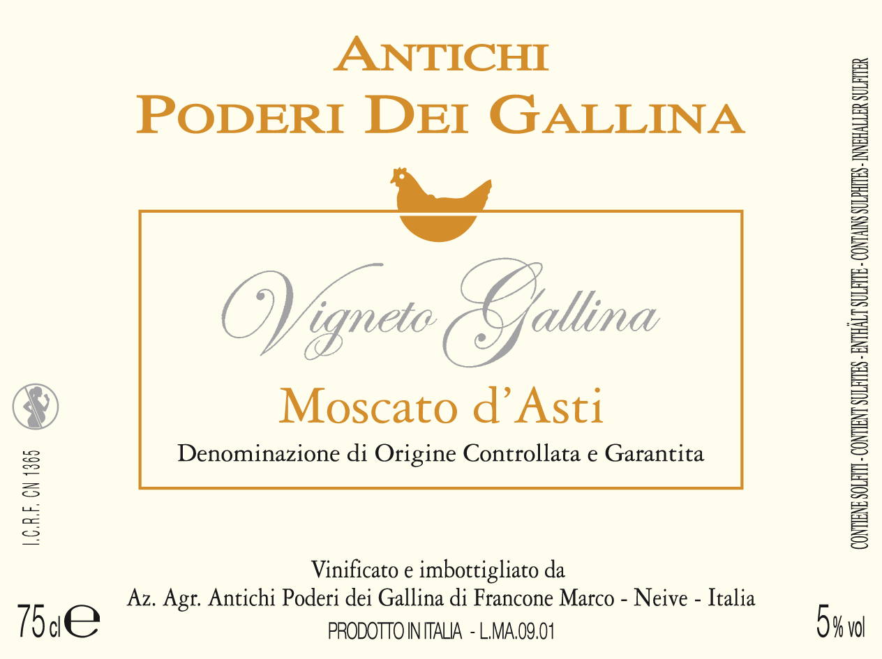Moscato d'Asti Poderi Gallina 2008