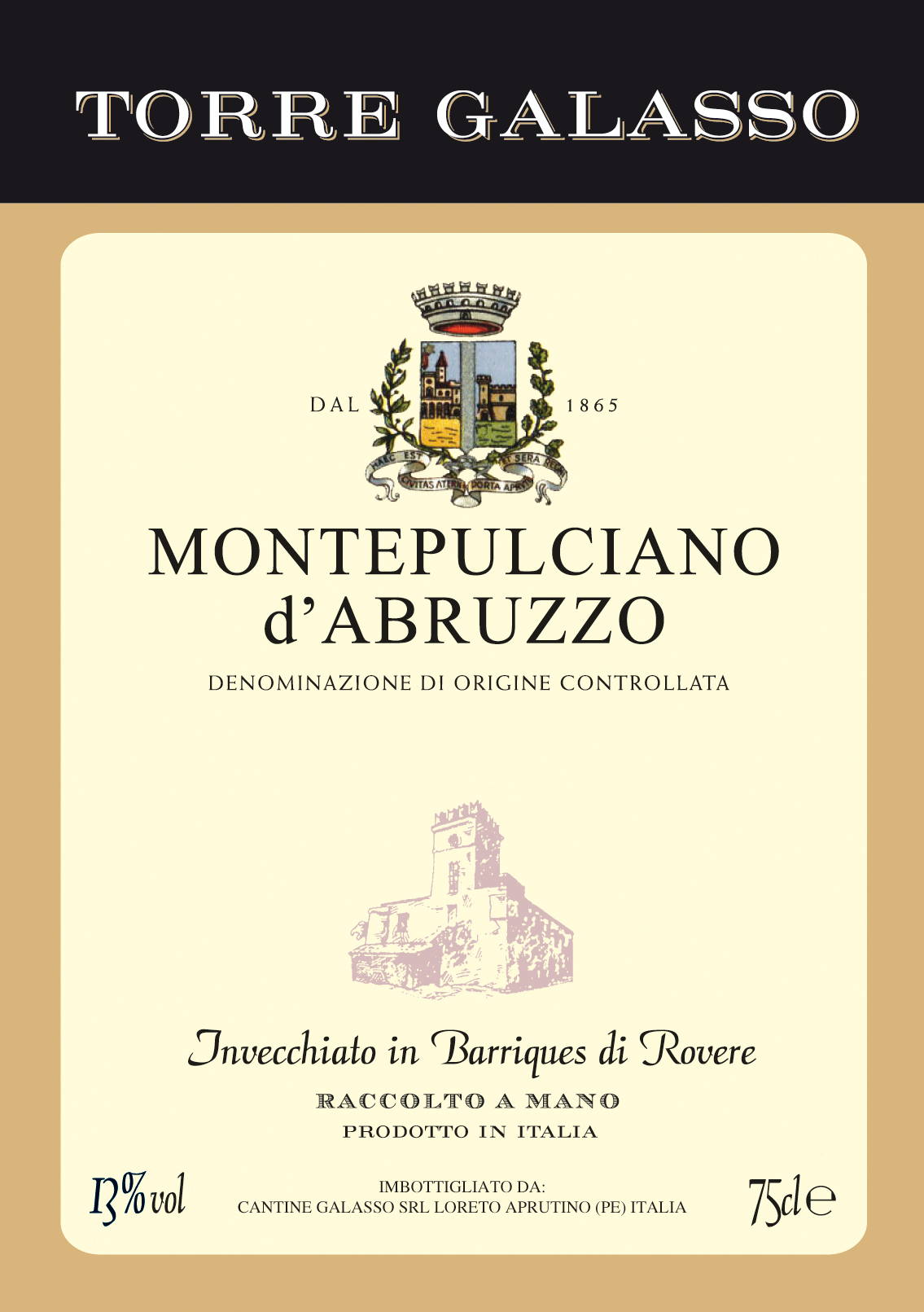 Montepulciano d'Abruzzo Torre Galasso 2025