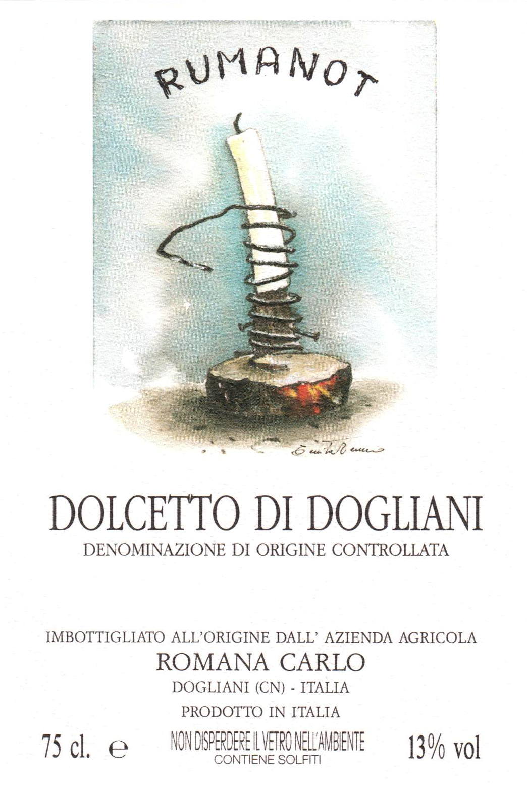 Dolcetto di Dogliani Rumanot 2006