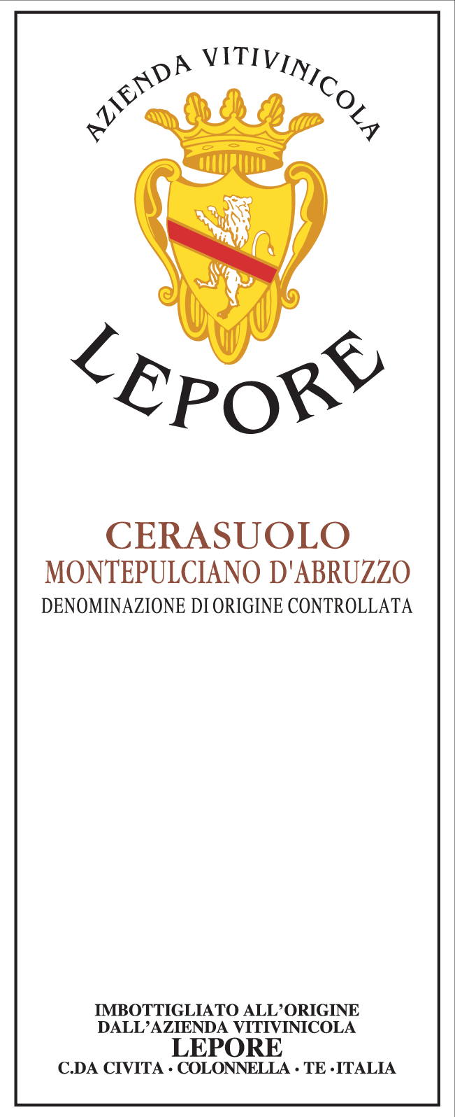 Cerasuolo Montepulciano d'Abruzzo 2009