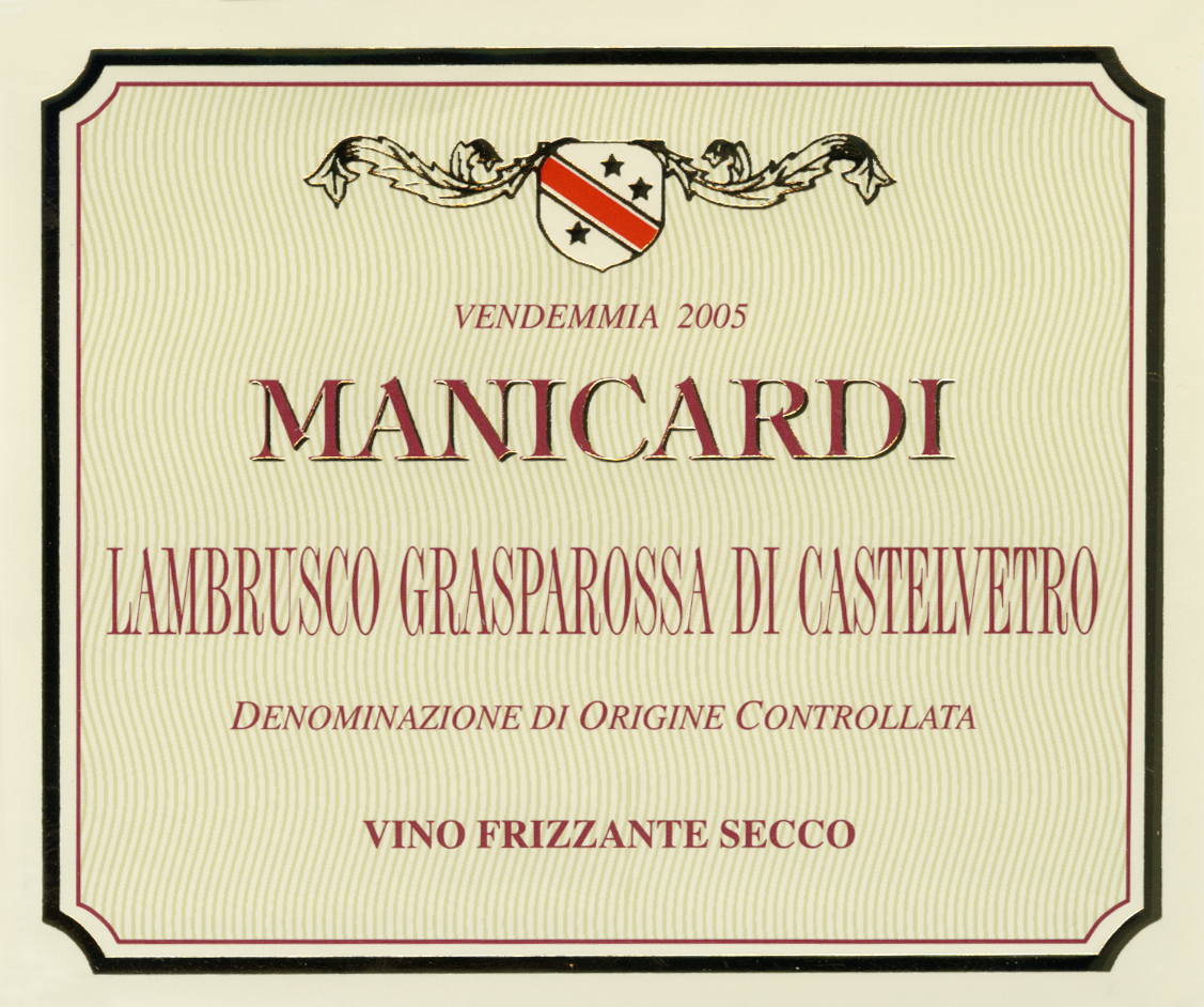 Lambrusco Grasparossa di Castelvetro 2007