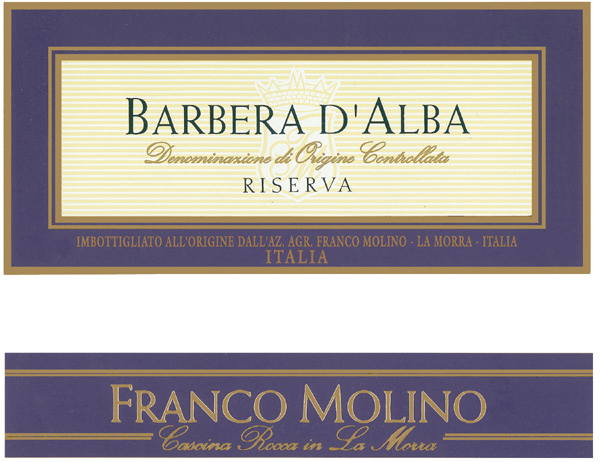 Barbera d'Alba Riserva 2005