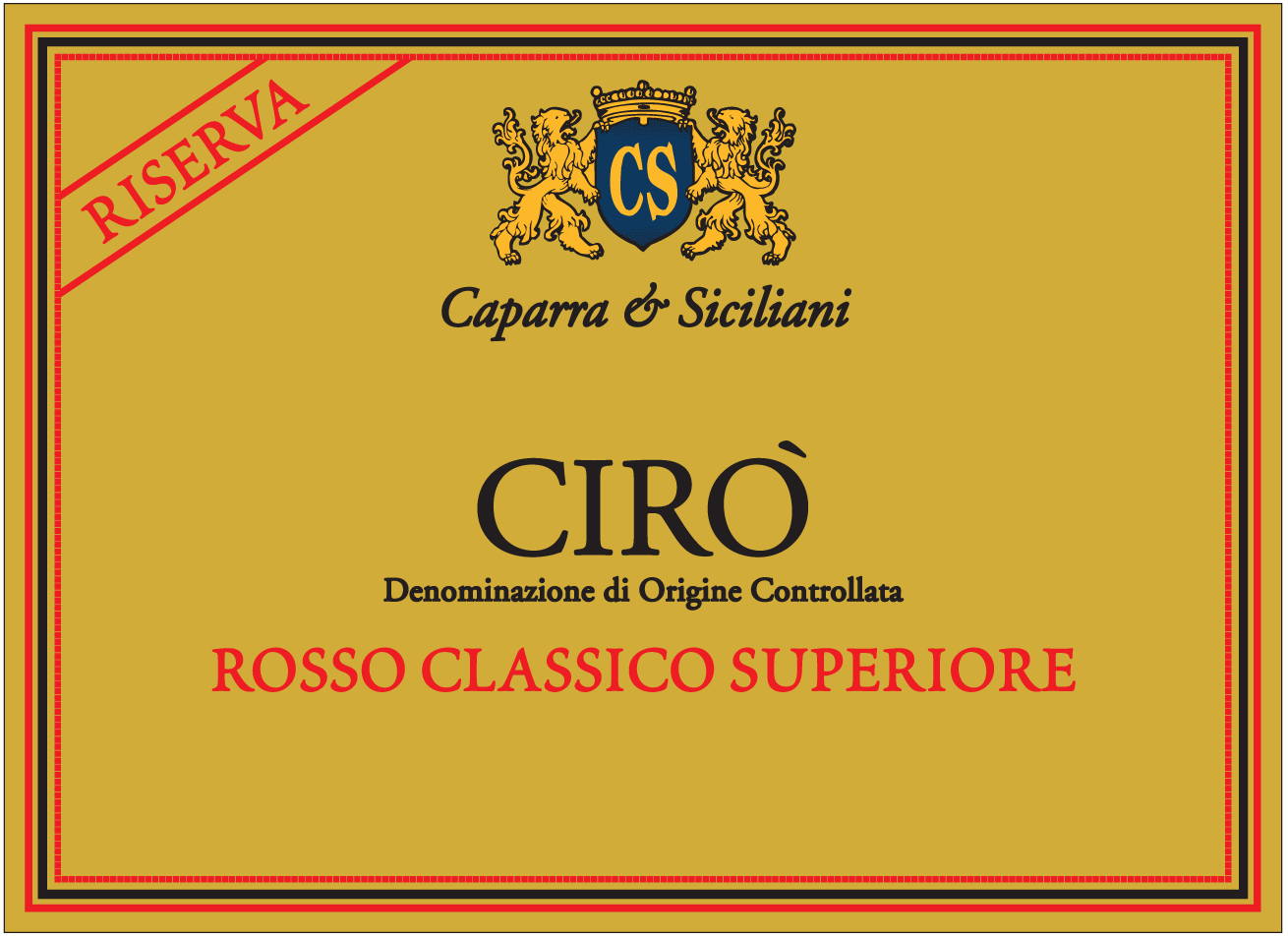 Cirò Rosso Classico Superiore Riserva 2005