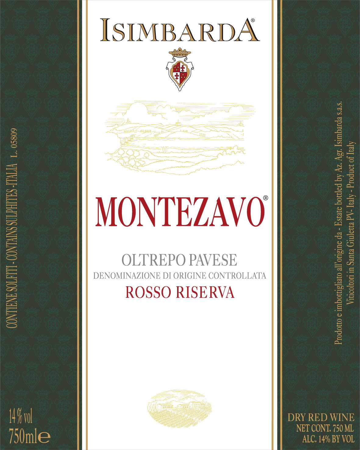 Op Rosso Riserva Doc 2008 Montezavo 2008