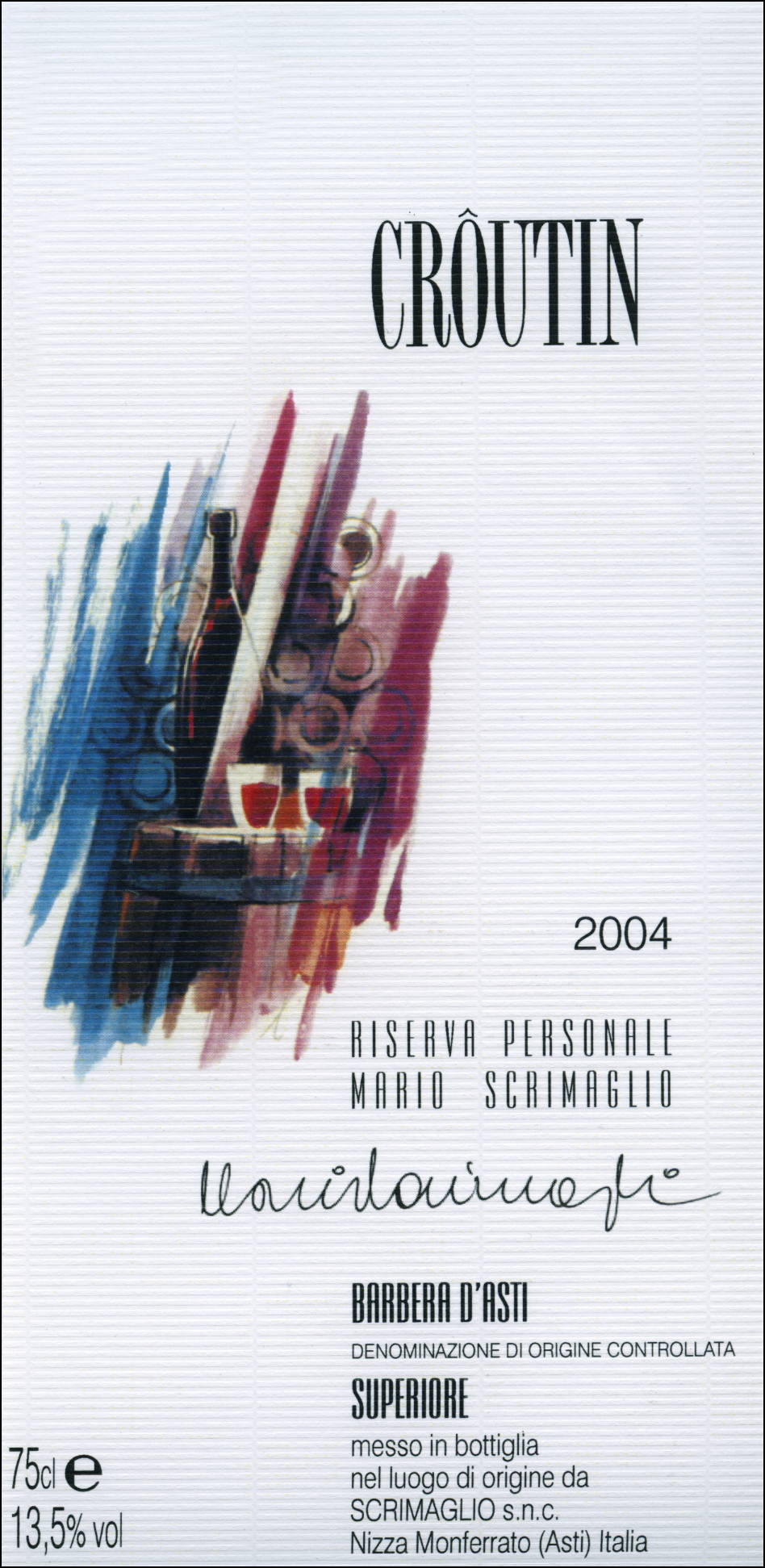 Barbera d'Asti Superiore Chersì 2006