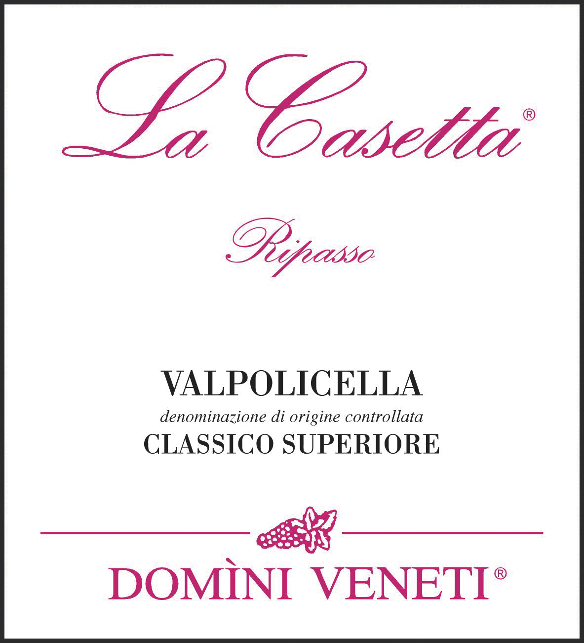 La Casetta Valpolicella Ripasso Superiore 2015