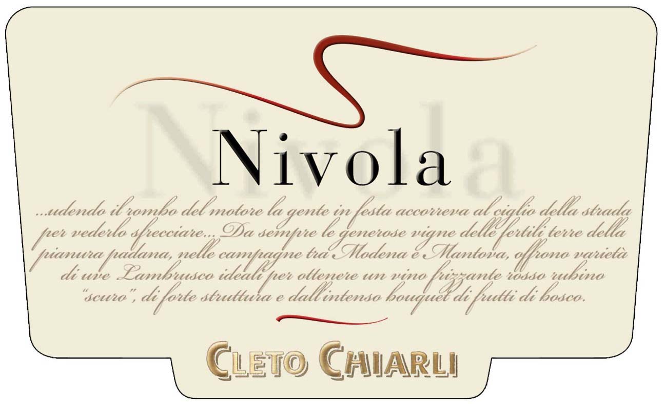 Lambrusco Scuro Nivola sa