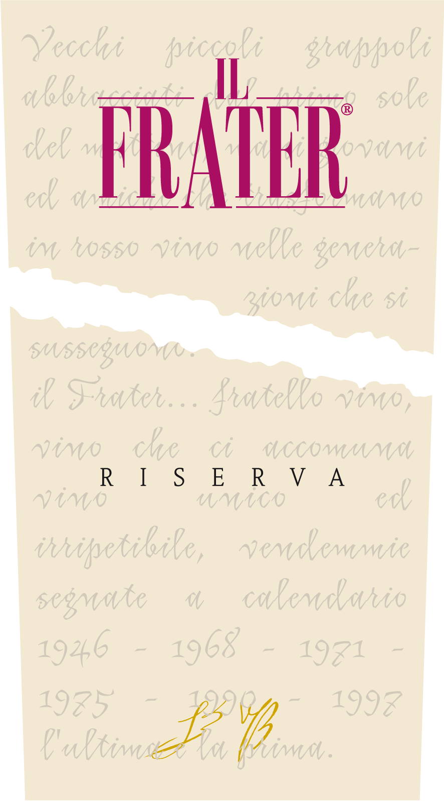 Il Frater Riserva 2006