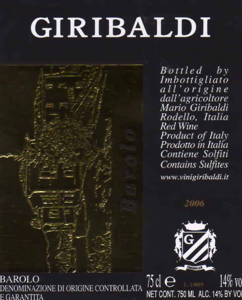 Barolo Docg 2007