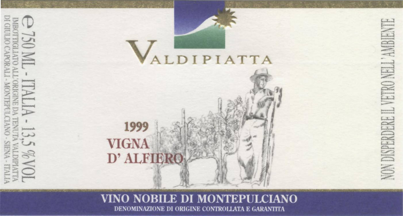 Nobile di Montepulciano Vigna d'Alfiero 2005