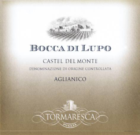 Tenuta Bocca di Lupo Aglianico Bocca di Lupo 2012