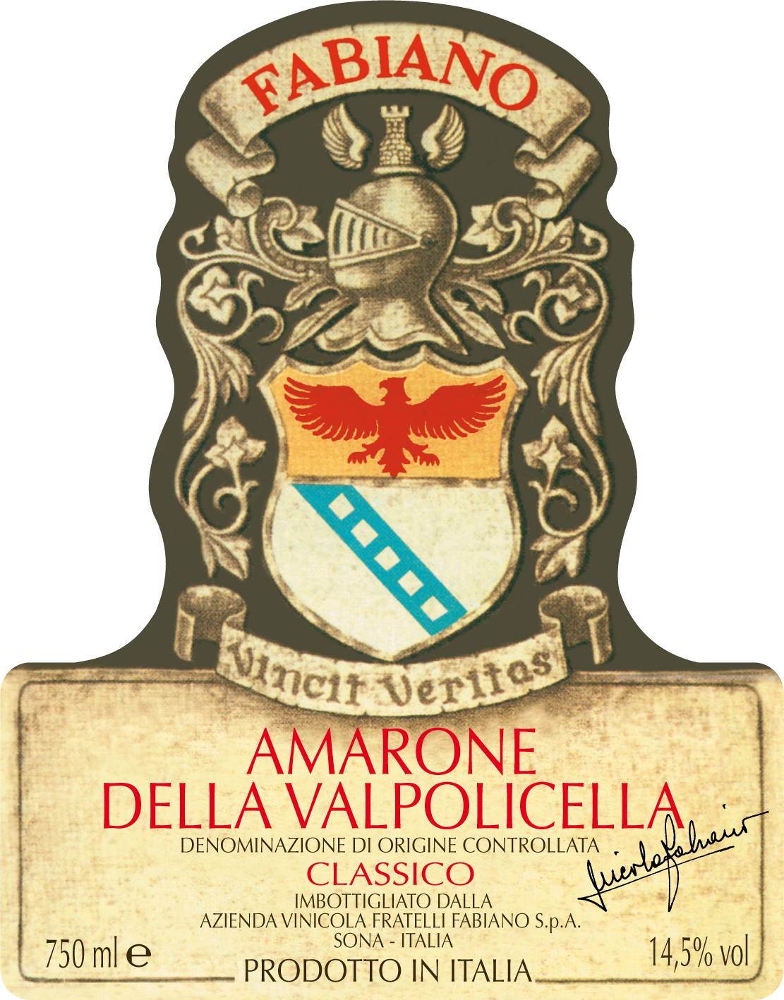 Amarone della Valpolicella Classico Historic Label 2017