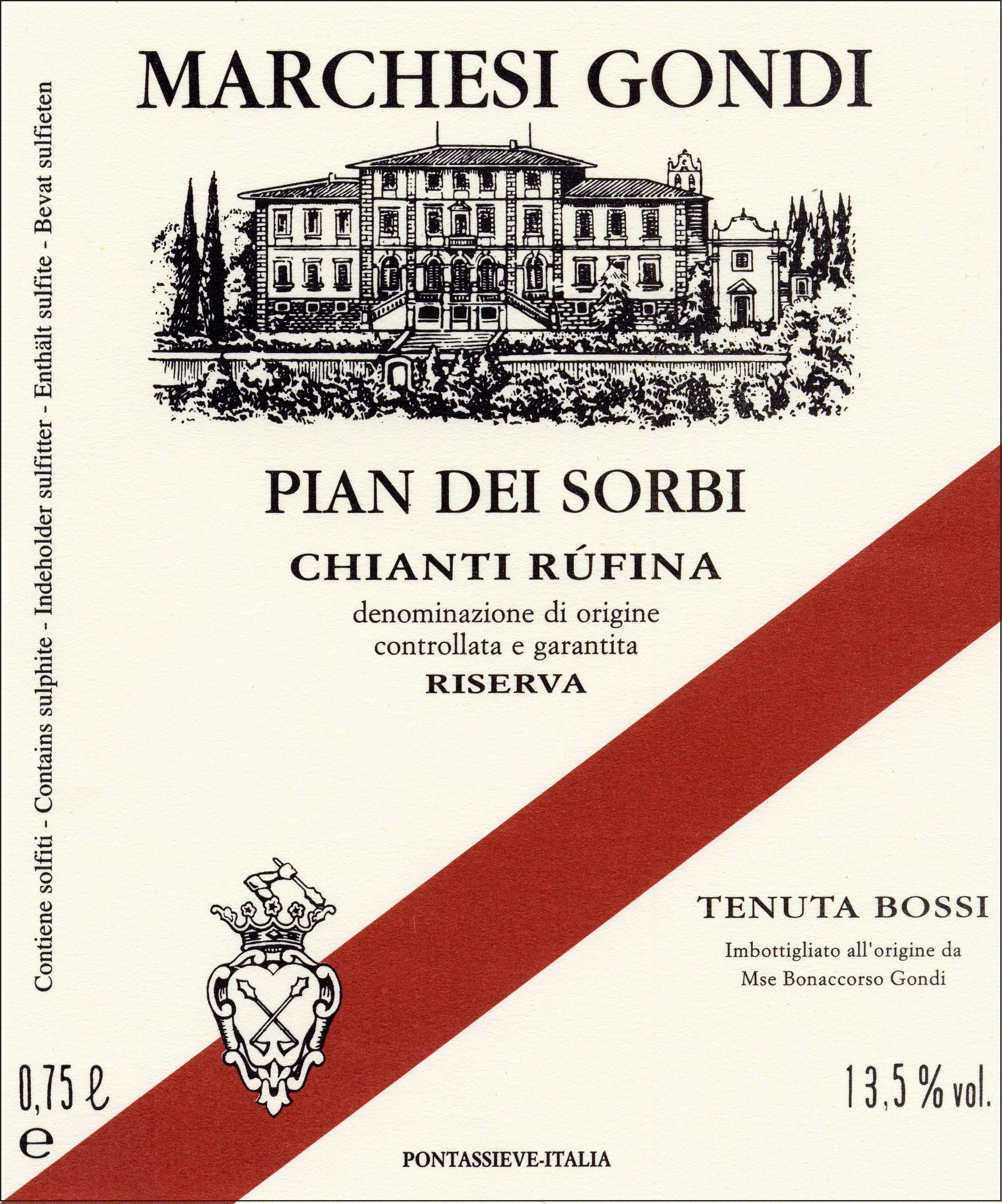 Pian dei Sorbi Chianti Rufina Riserva 2005