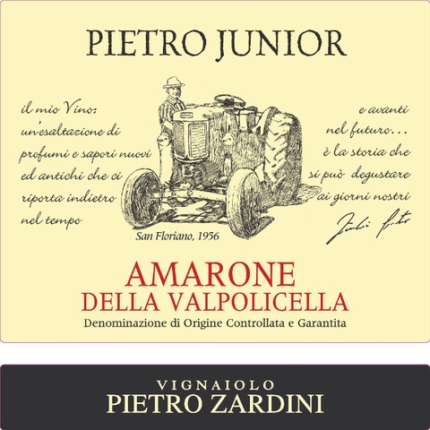 Amarone della Valpolicella Pietro Junior 2012