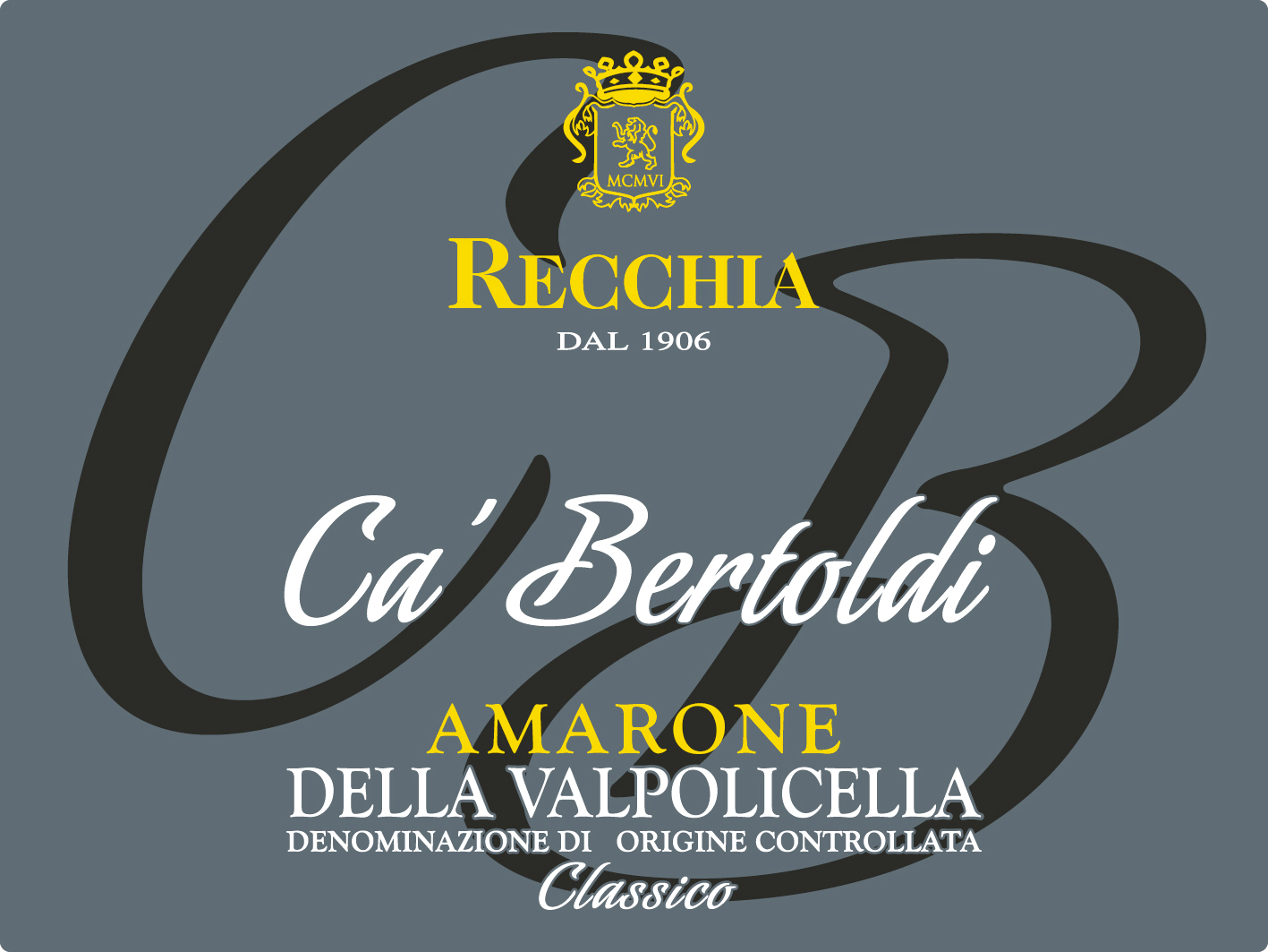 Amarone Ca' Bertoldi Riserva 2005