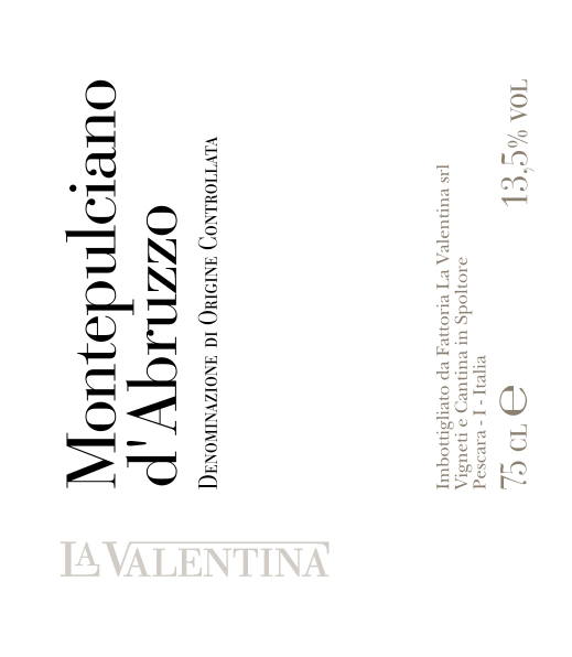 Montepulciano d'Abruzzo Valle Reale 2008