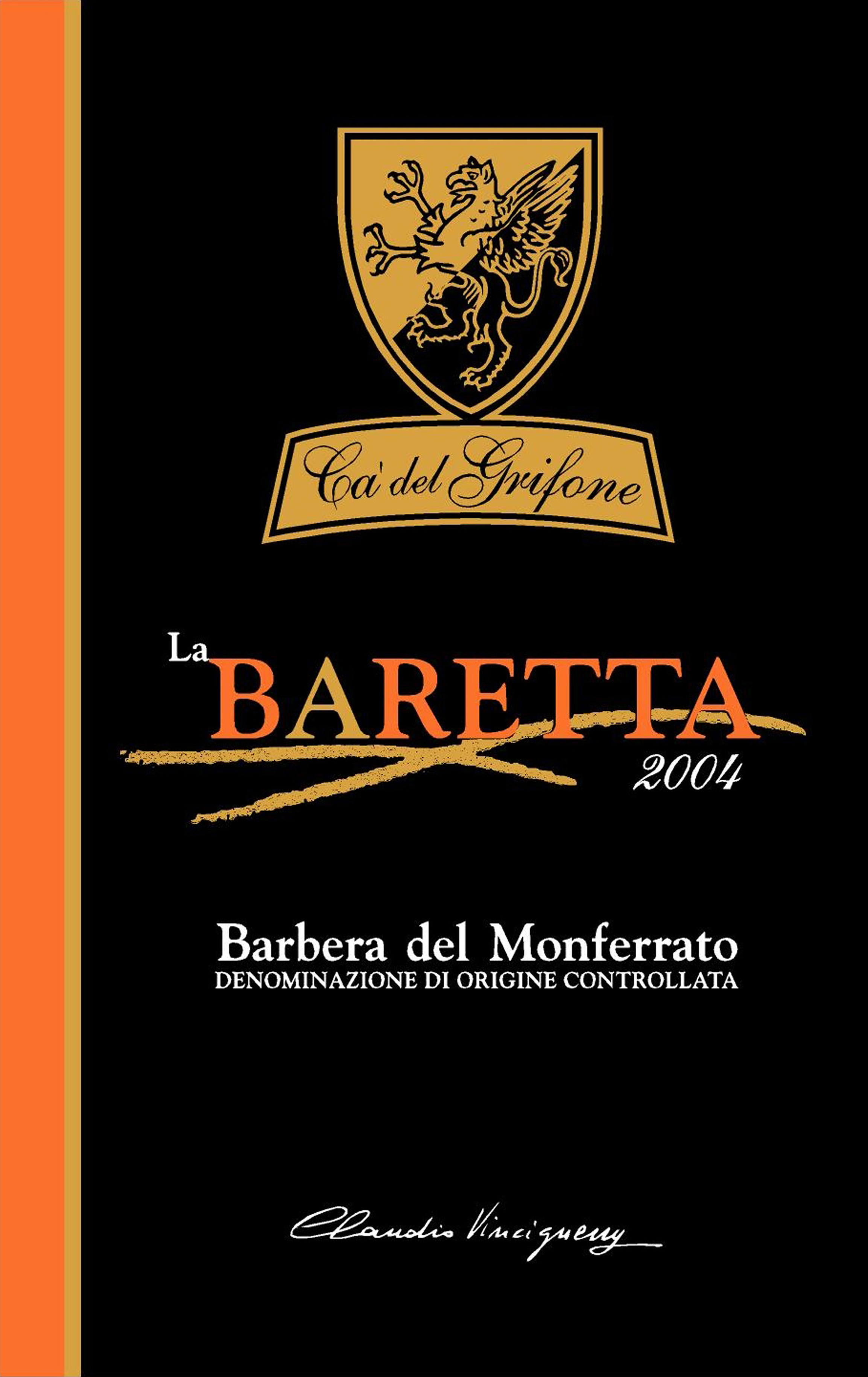 Barbera del Monferrato La Baretta 2007