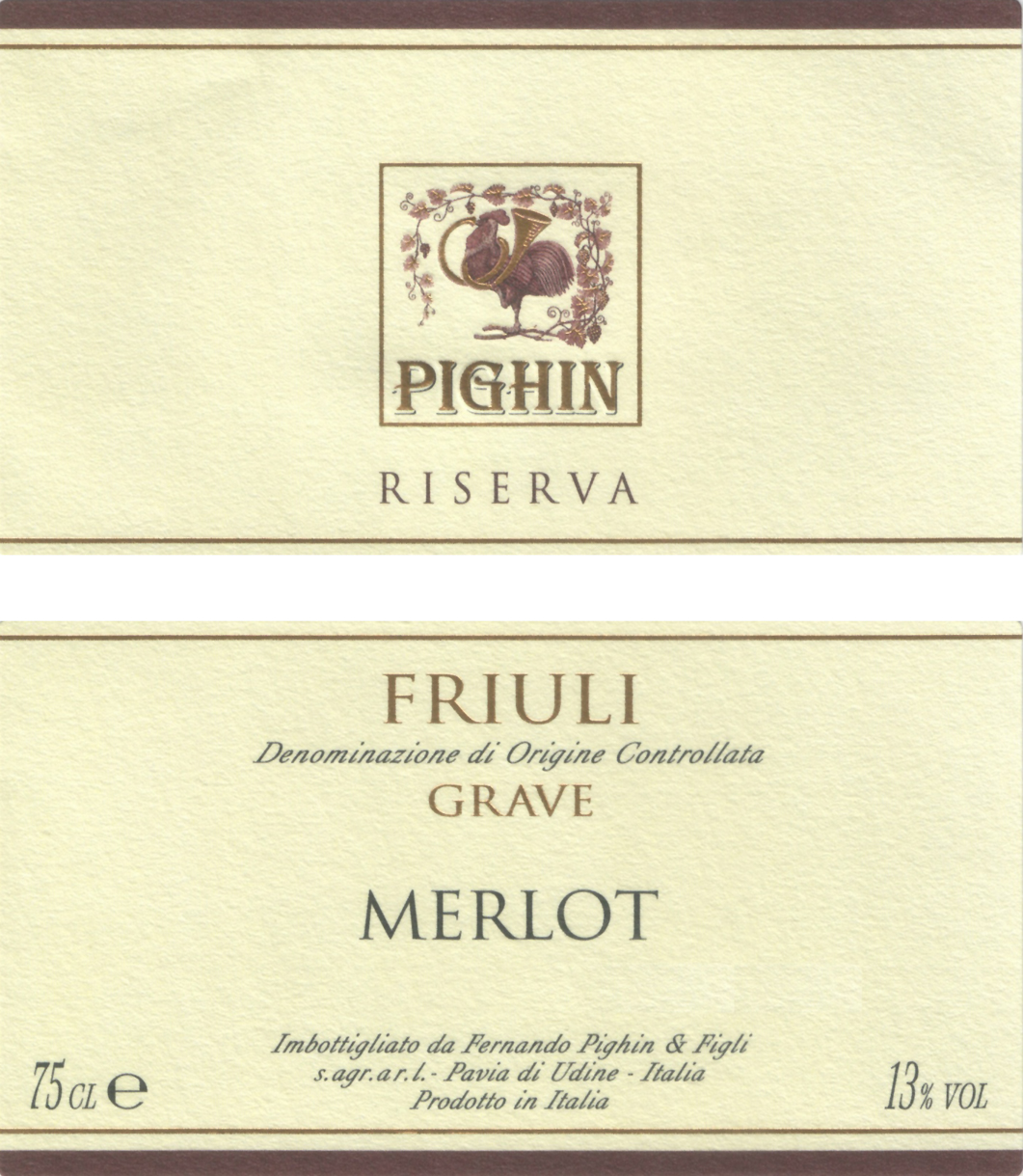 Merlot Grave del Friuli Riserva 2003