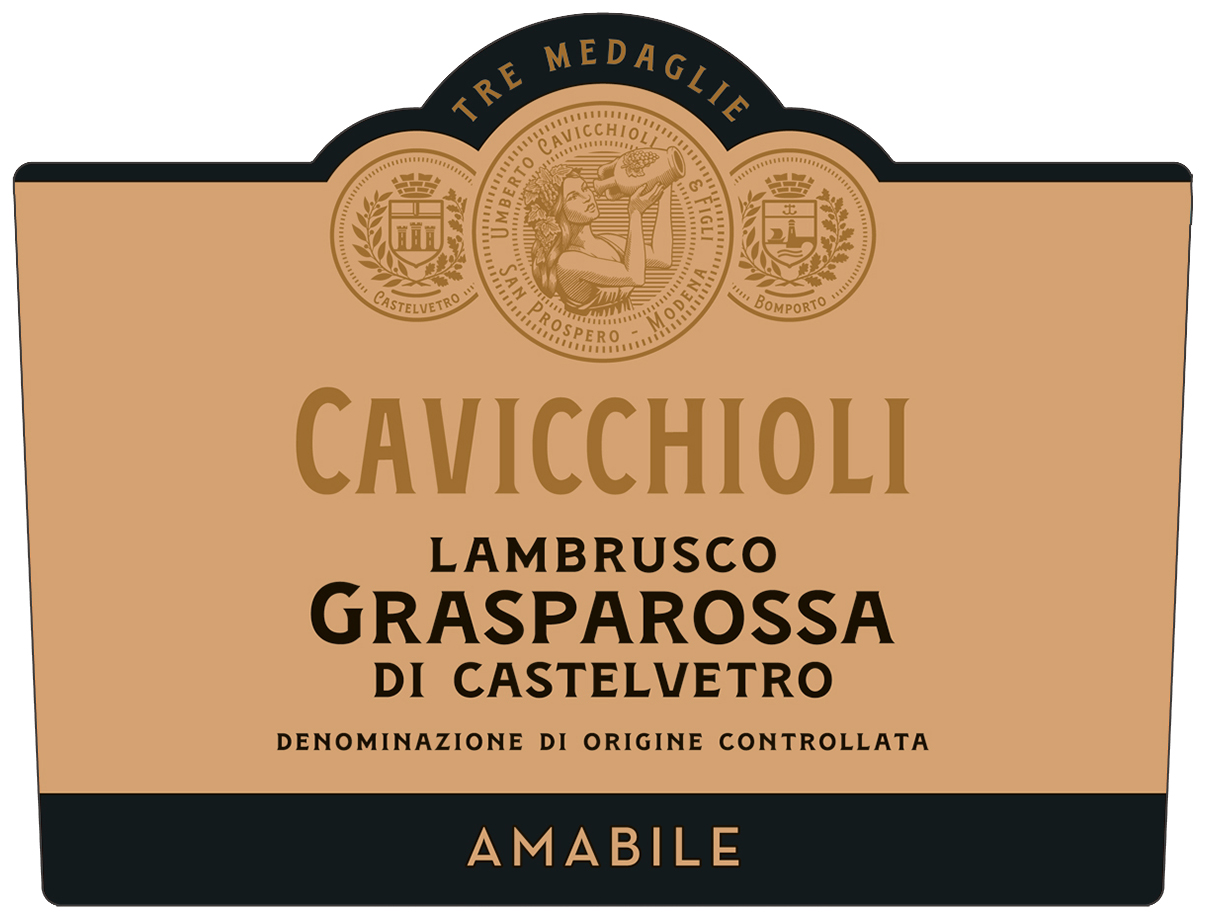 Lambrusco Grasparossa di Castelvetro Amabile Tre Medaglie sa