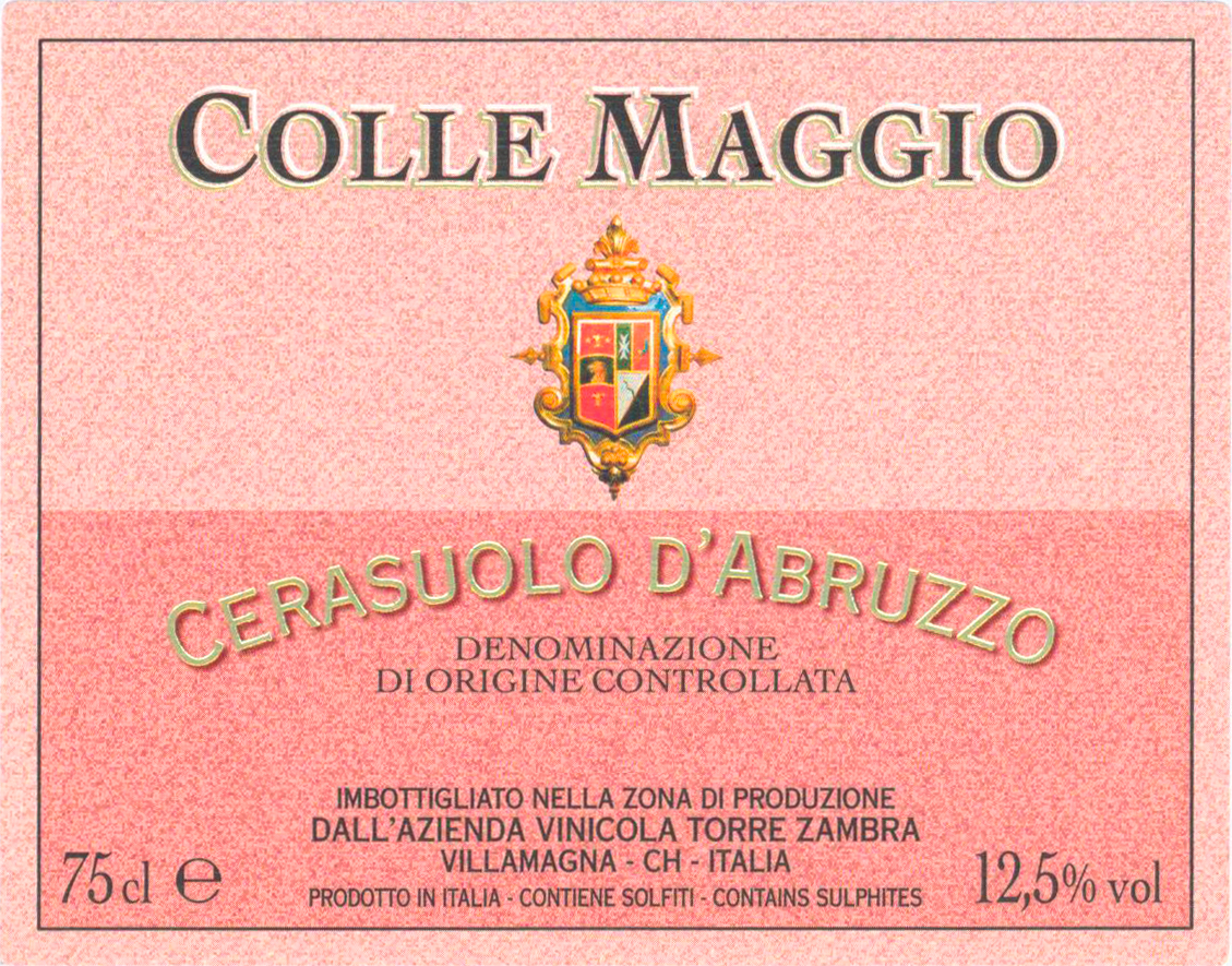 Cerasuolo Montepulciano d'Abruzzo Colle Maggio 2007