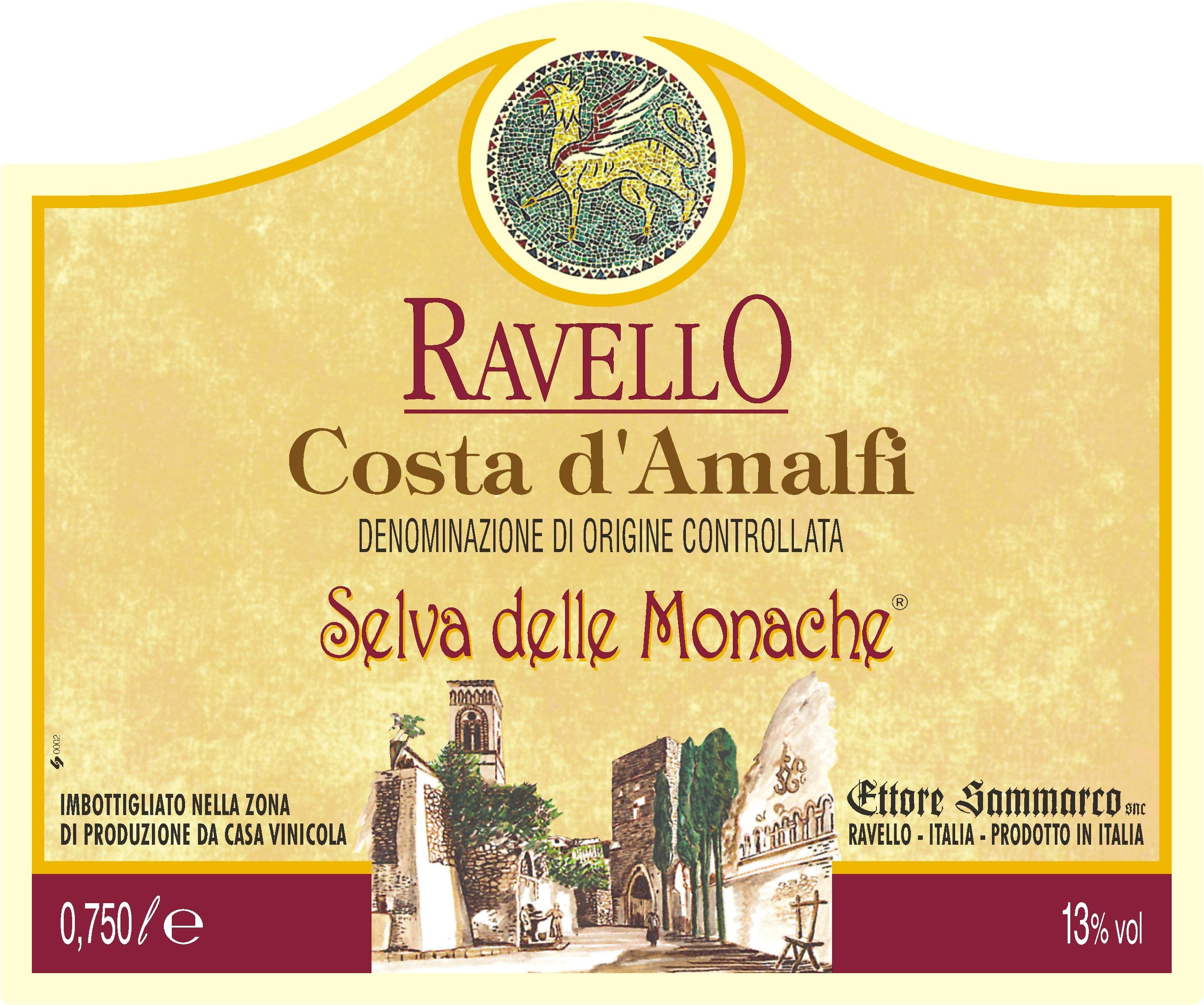 Selva delle Monache Costa d'Amalfi Ravello Rosato 2008