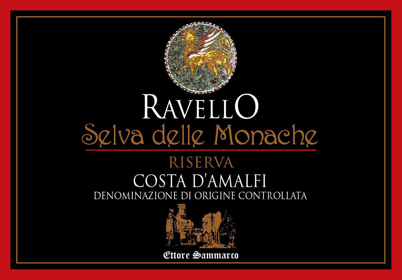 Selva delle Monache Costa d'Amalfi Ravello Rosso Riserva 2014