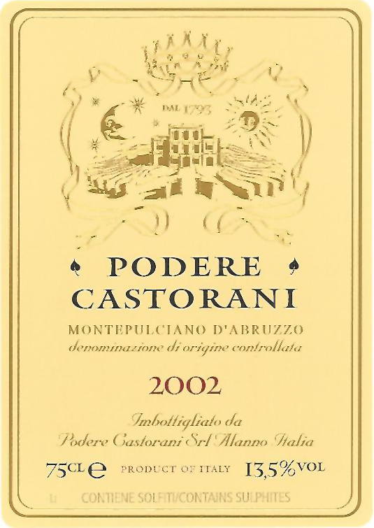 Montepulciano d'Abruzzo Doc 2008