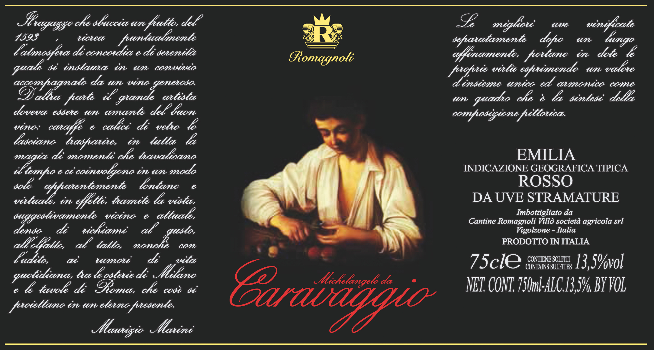 Caravaggio Rosso 2017