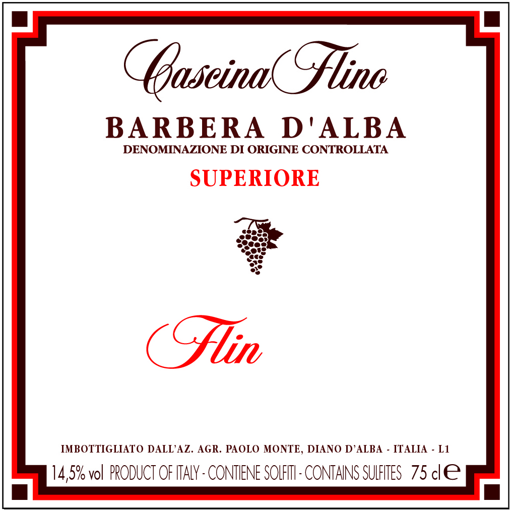 Barbera d'Alba Flin Superiore 2009