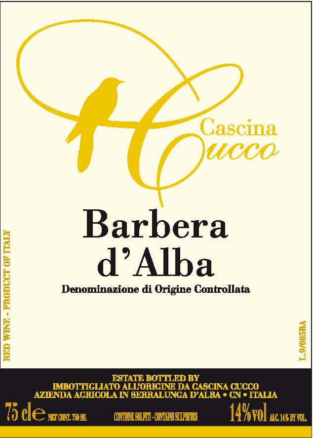 Barbera d'Alba 2012