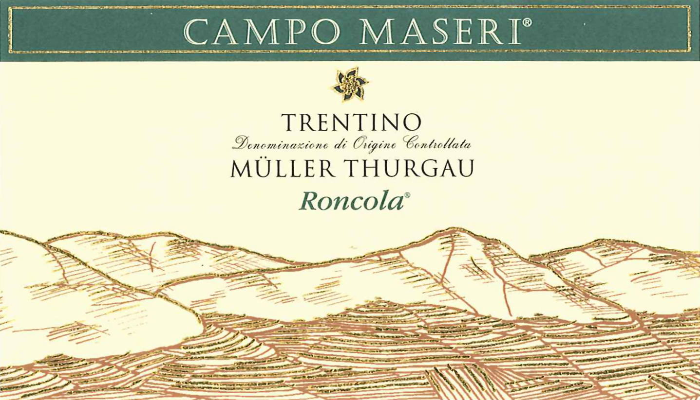 Müller Thurgau Roncola 2012