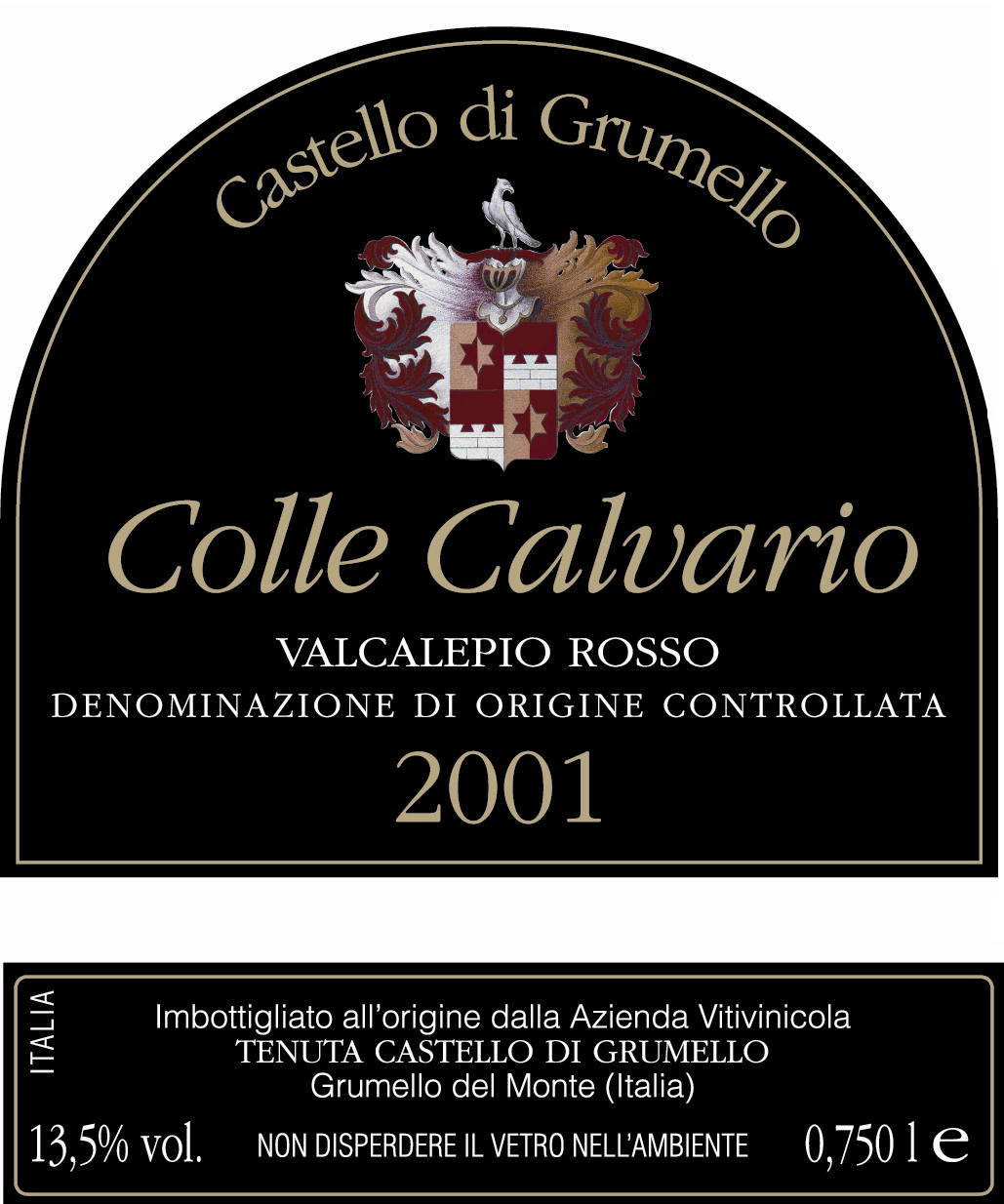 Valcalepio Rosso Riserva Colle Calvario 2005