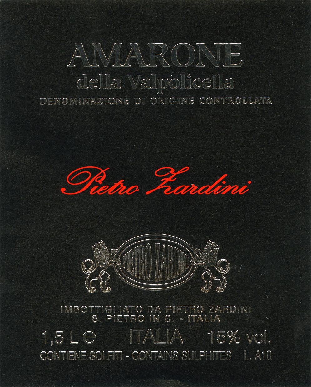 Amarone Pietro Zardini 2005